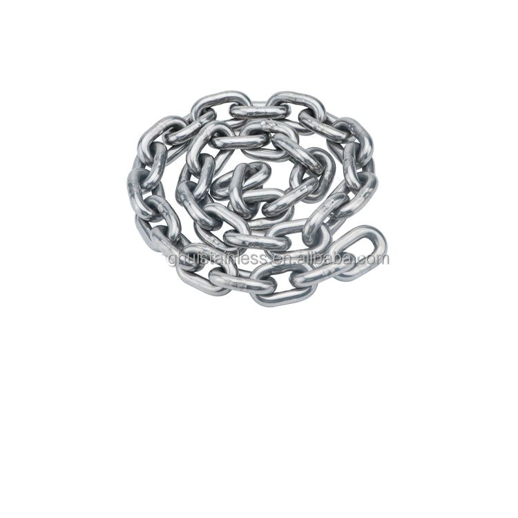 High Quality Mirror Polished Marine Anchor Chain 316 Stainless Steel Boat Anchor Chain for Sale