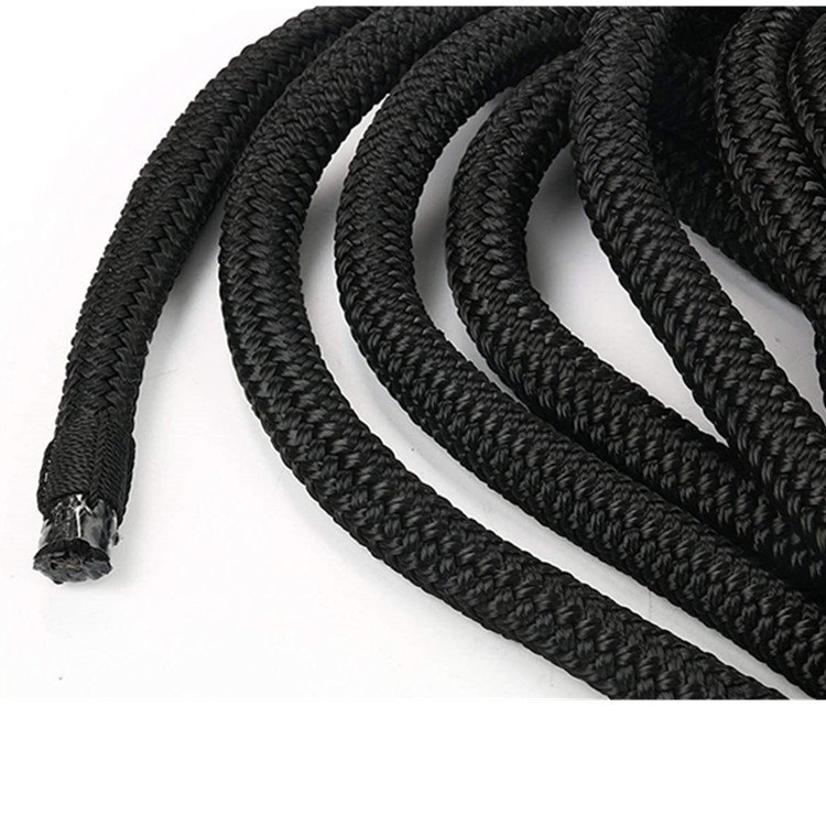 High Tensile 4 Pack PP Polyester Marine Towing Rope Double Braided Nylon Dock Line for Boats Mooring