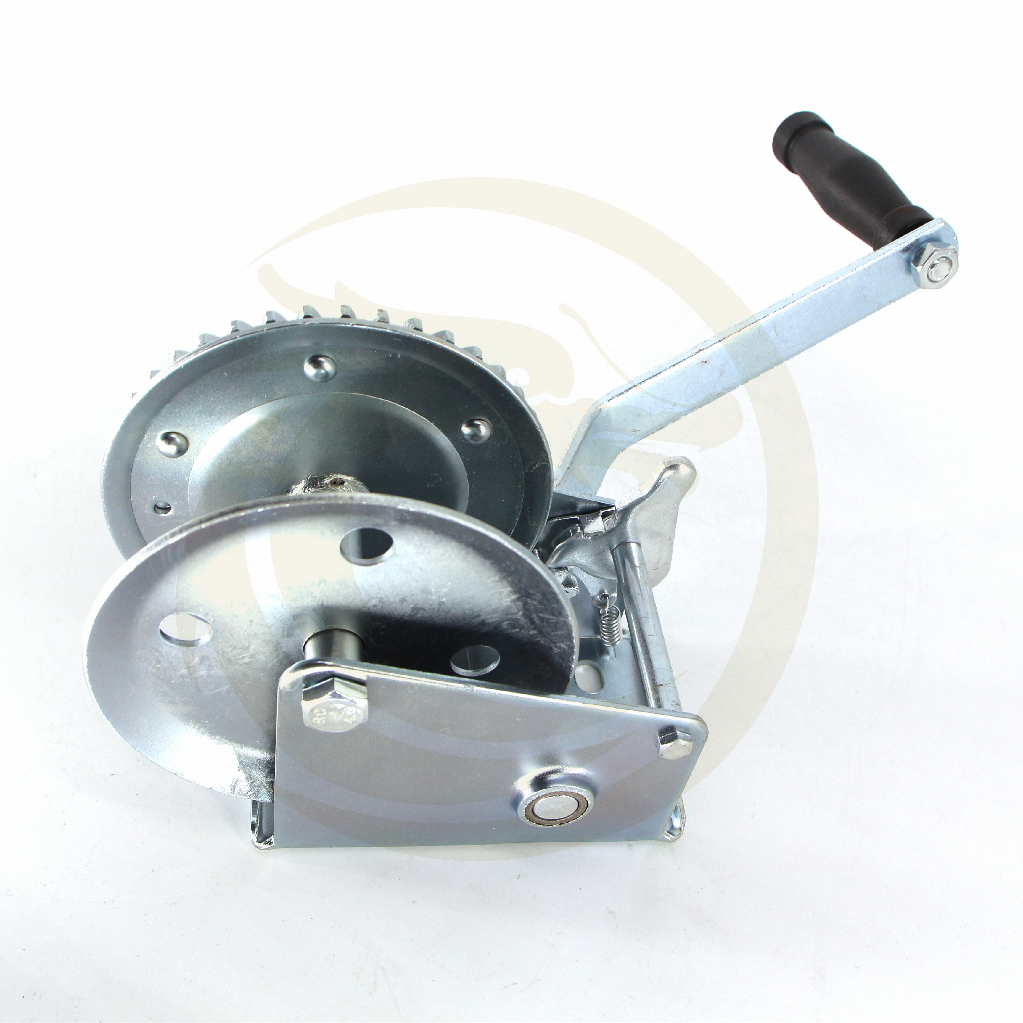 1400LBS Two Way Portable Manual Boat Hand Wire Rope Anchor Winch