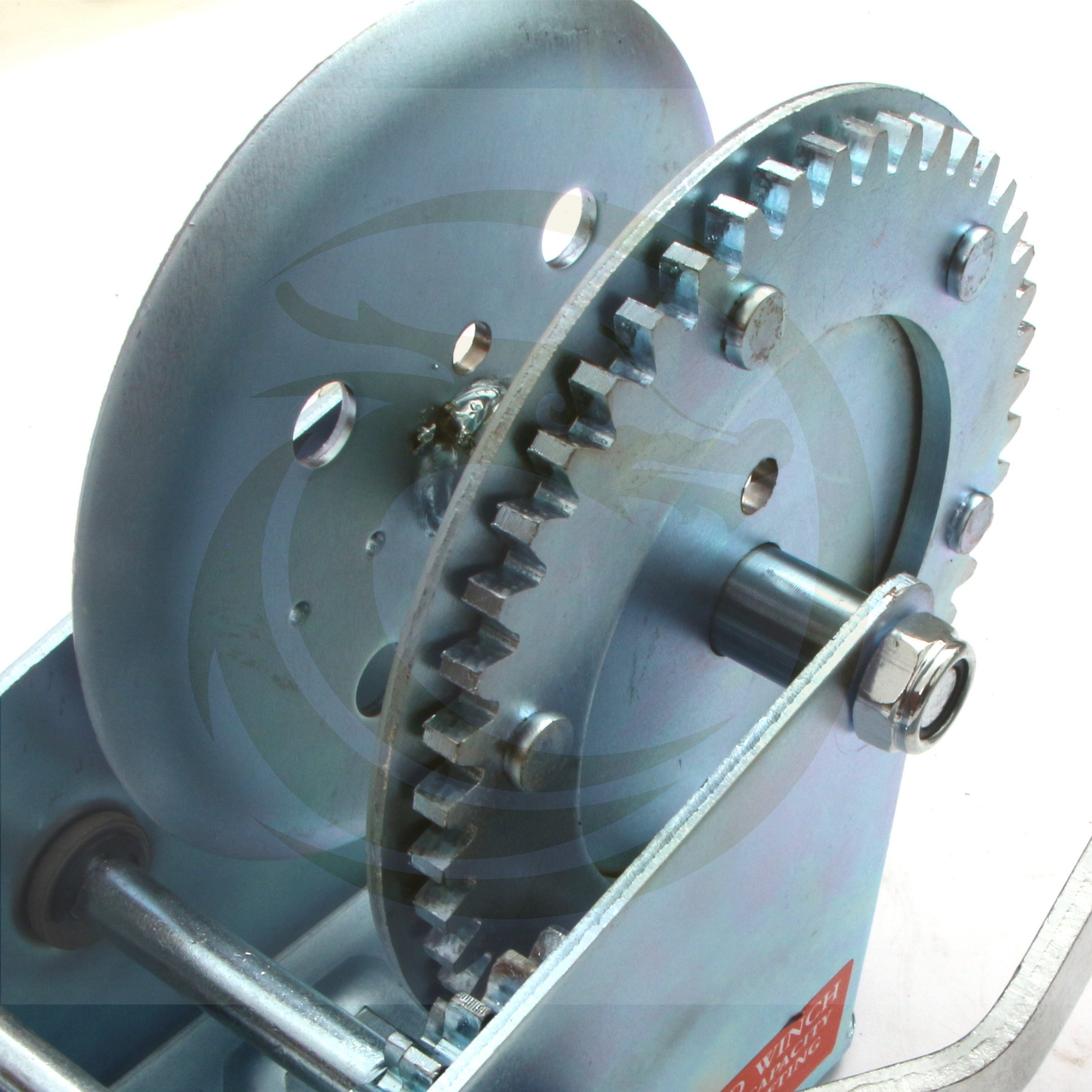 1400LBS Two Way Portable Manual Boat Hand Wire Rope Anchor Winch