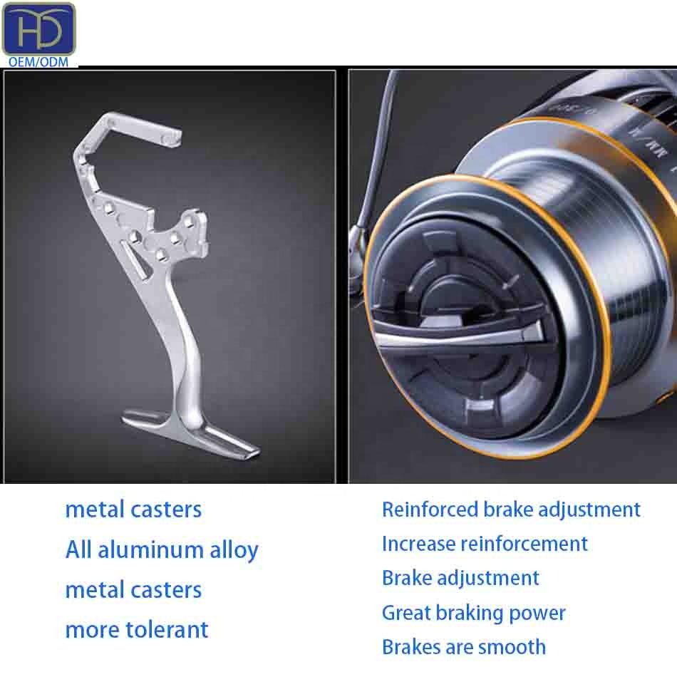 HYD OEM/ODM Wholesale AC3000 Inclined Cup Metal Line Anchor Long Throw Wheel Sea Free FishingTackle Samples FISHING REELS