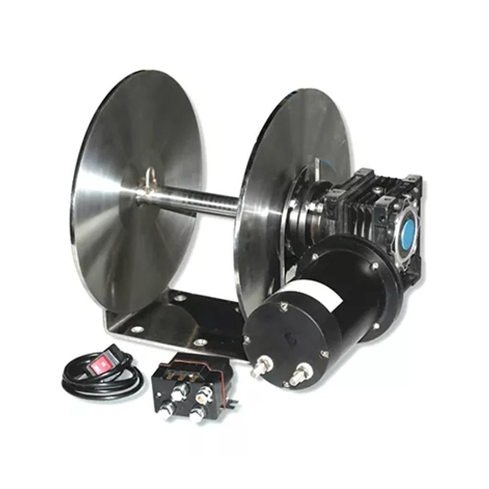 Marine Stainless Steel Yacht Electric Rope Winch Remote Drum Anchor Windlass