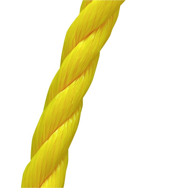 High Strength 100% Polypropylene Twine 3-Strand Twisted Nylon PE PP Rope for Agriculture Packing and Shipping