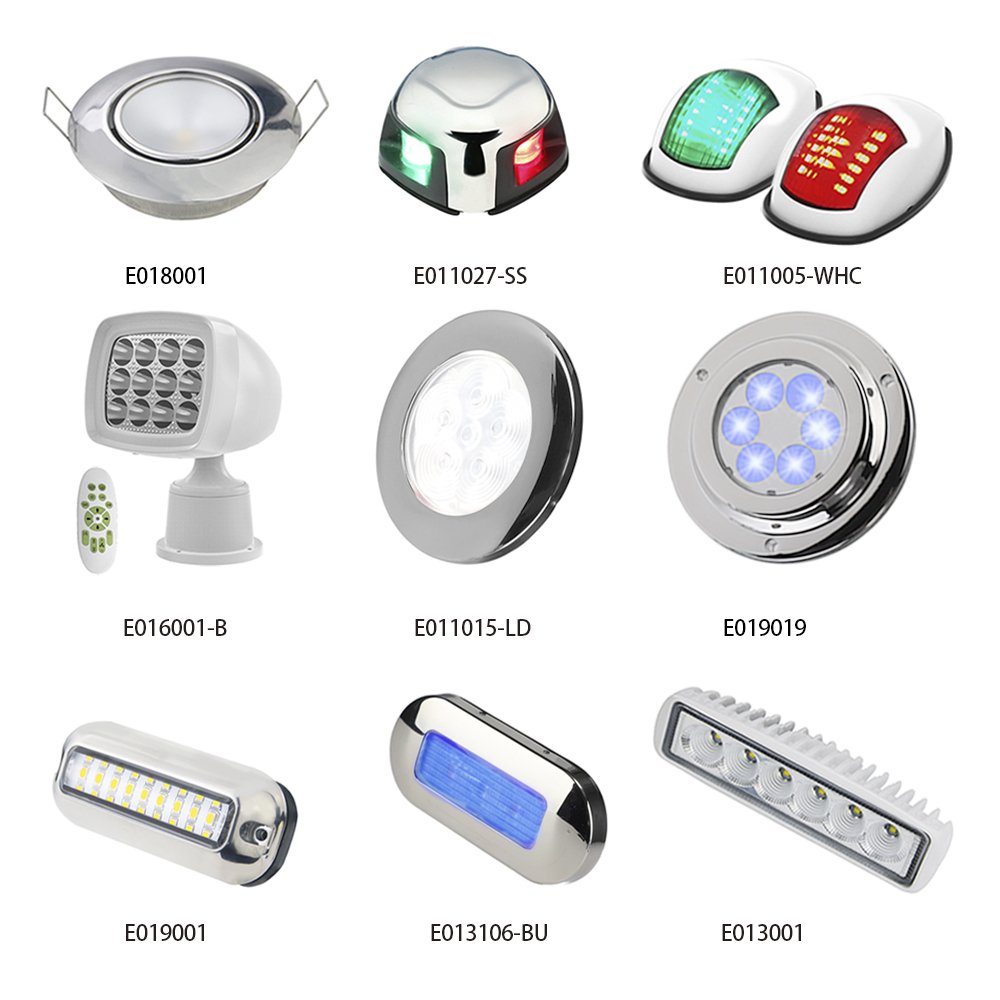 RGBW 12V 24V Boat Interior Red Green Navigation Anchor Underwater Light Marine Led Boat Lights