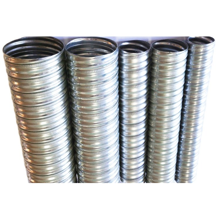 Professional Post Tension Supplier Galvanized Corrugate Duct Pipe Flat/Round Size 20*70/80MM 85MM 90MM From China for Building
