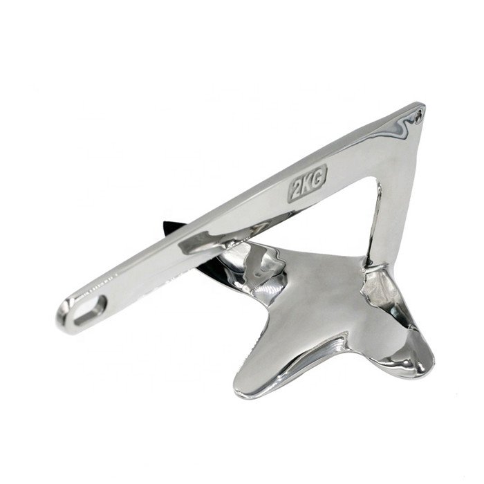 LARIN 15KG 316 Stainless Steel High Polished Marine Boat Anchor Bruce Anchor for Sale