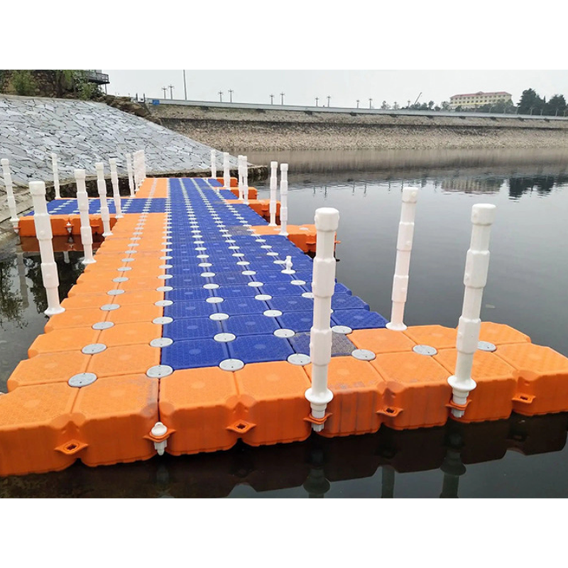 HDPE Modular Floating Dock Blocks Plastic Jetty Platform Pontoon Bridge Systems Floating Boat Docks