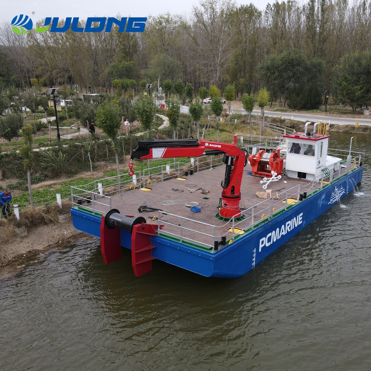 Offshore Multi-Functional Work Boat Tug Vessel Service for Dredger