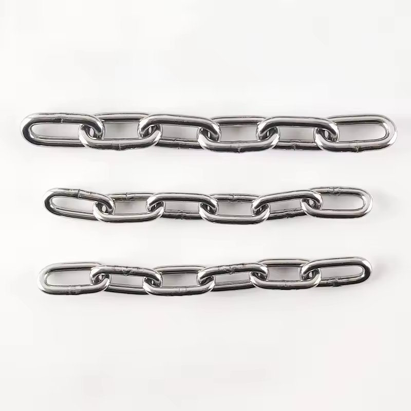 Marine Anchor Chains AISI 316 304 Stainless Steel Boat Accessories DIN766 Link Chains