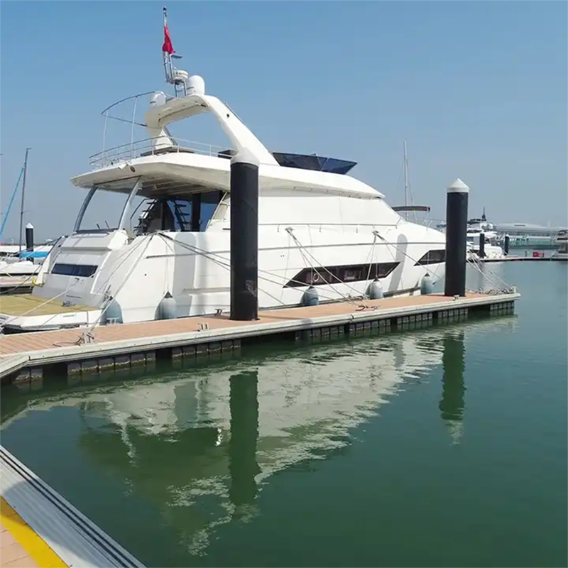 Custom Aluminum Alloy Pedestrian Dock Pontoon Bridge Floating Boat Docks