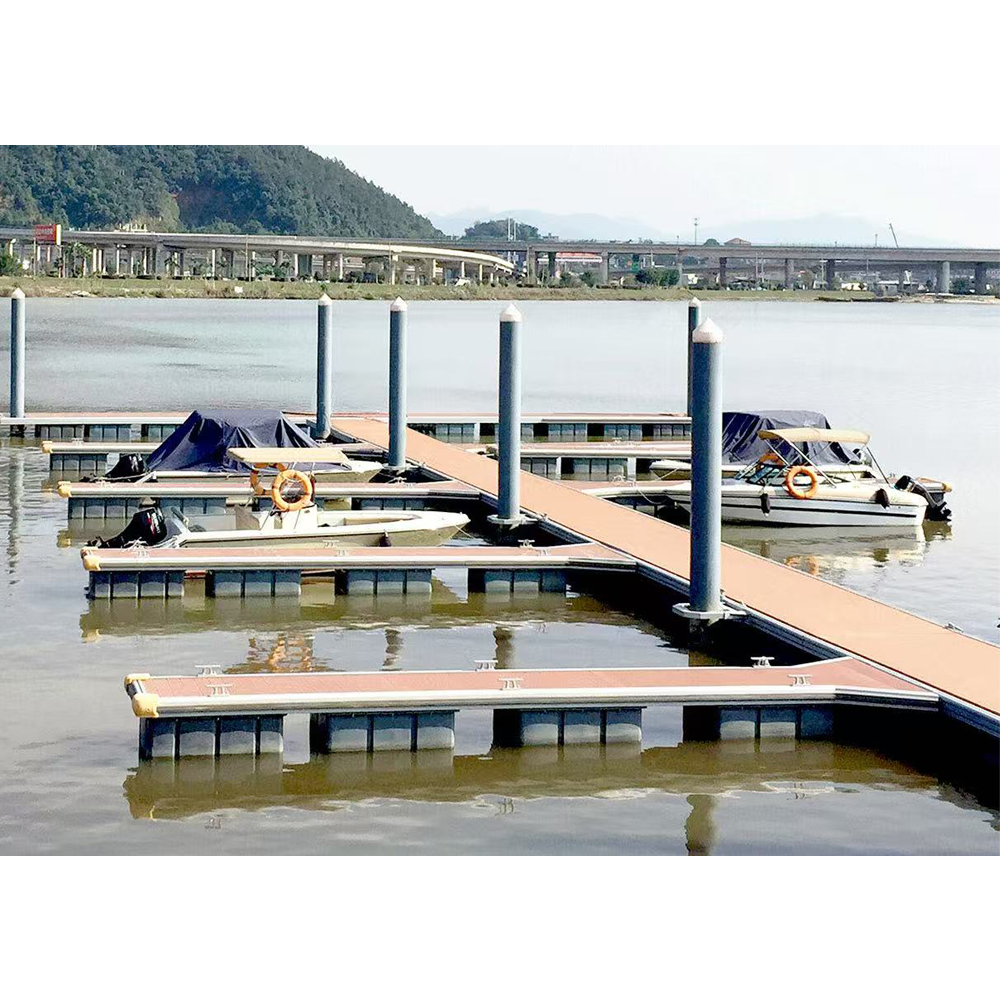Custom Aluminum Alloy Pedestrian Dock Pontoon Bridge Floating Boat Docks