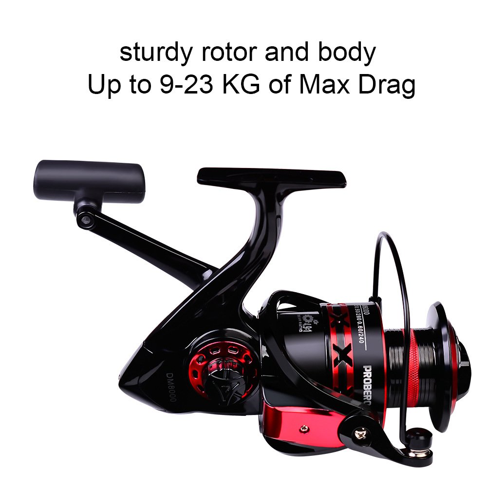 Wholesale 3+1BB Max Drag 23KG Casting Reel 1000-8000 Series Metal Fishing Wheel Spinning Wheel Long Cast Fishing Wheel