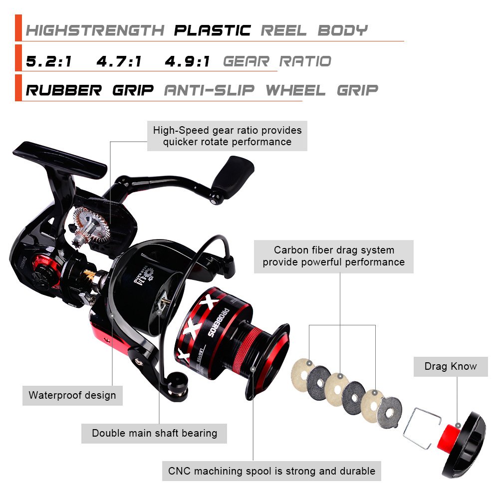 Wholesale 3+1BB Max Drag 23KG Casting Reel 1000-8000 Series Metal Fishing Wheel Spinning Wheel Long Cast Fishing Wheel