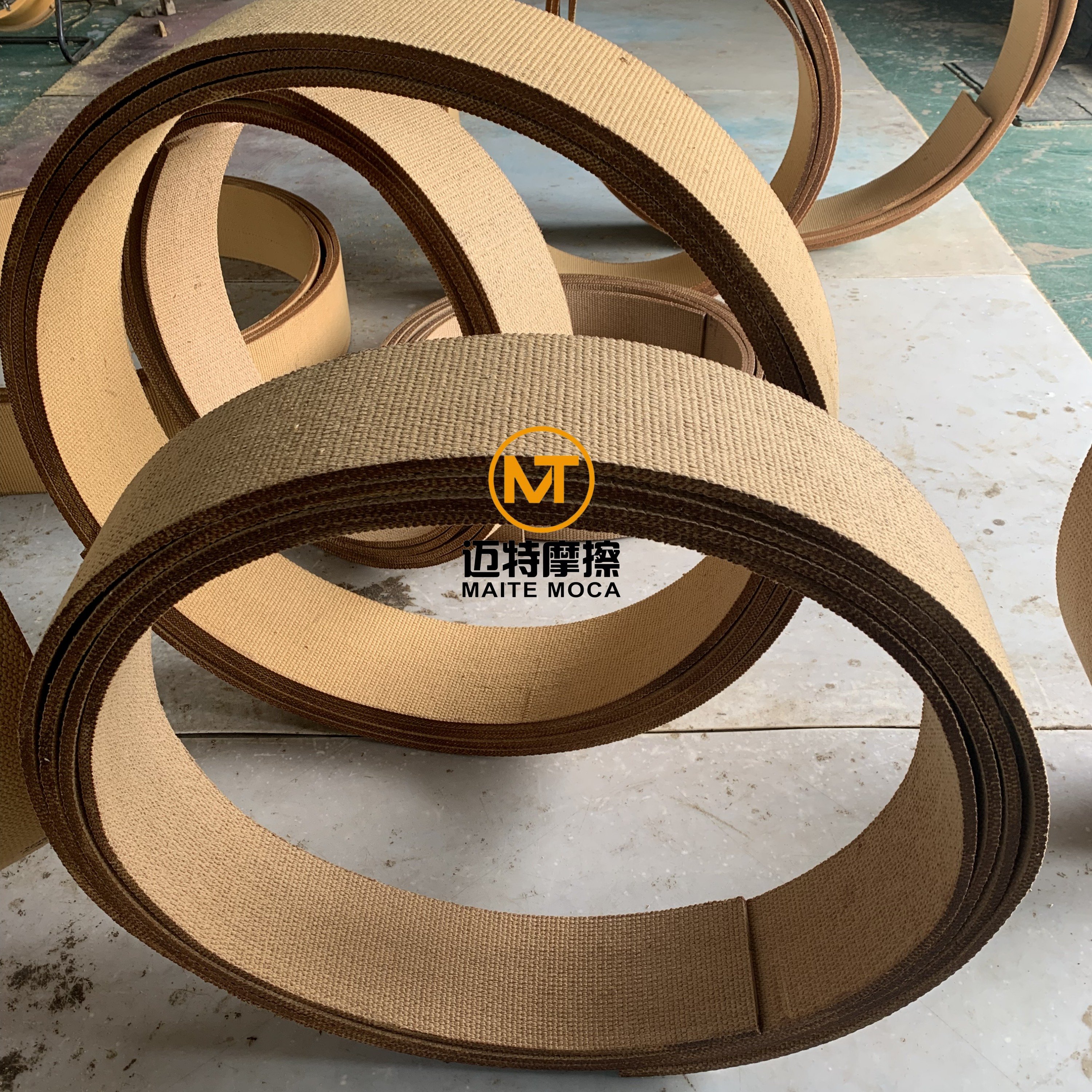 High Tensile Boat Accessories Asbestos Free Woven Brake Lining Roll for Mooring Winch