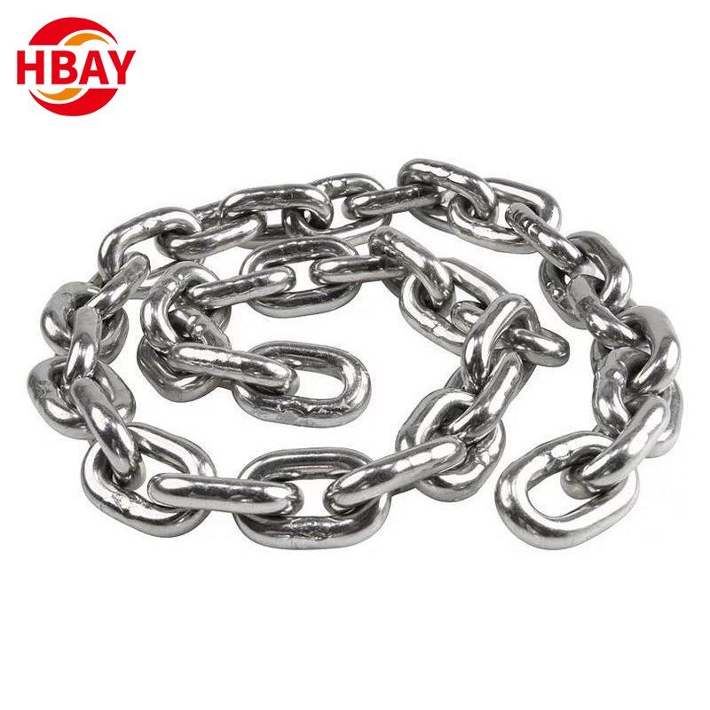 Heavy Duty G80 Chain for Hoist Crane 6mm Metal Iron Welded Conveyor Chain with Zinc Finish High Quality