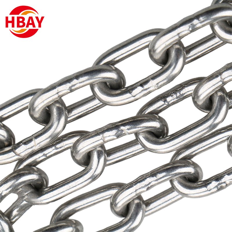 Heavy Duty G80 Chain for Hoist Crane 6mm Metal Iron Welded Conveyor Chain with Zinc Finish High Quality