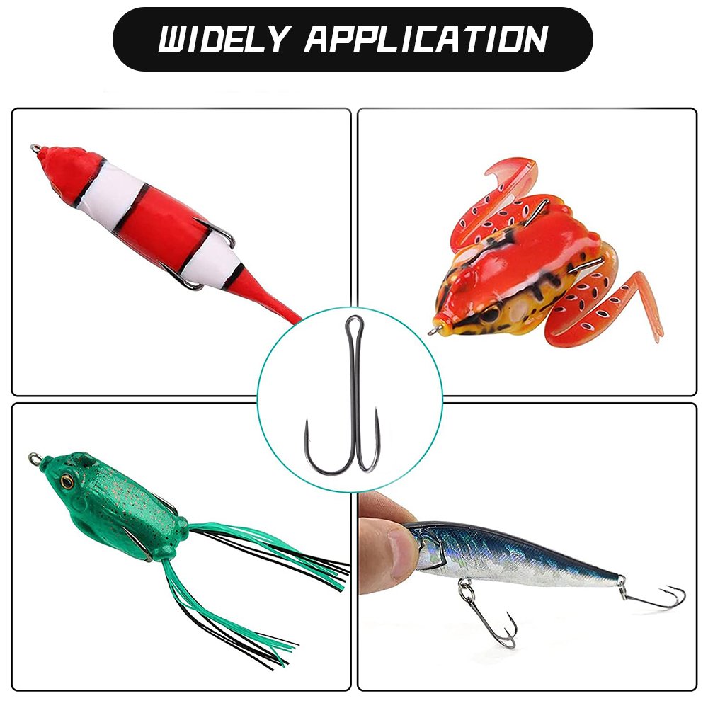Wholesale Double Anchor Hook Frog Soft Lure Chicken Claw for Saltwater Freshwater River Lake Stream Fishing