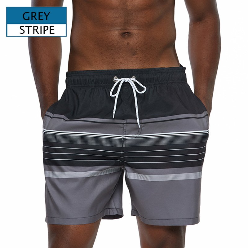 Four Way Stretch Fabric Men's Quick Dry Sublimation Print Beach Swim Board Shorts