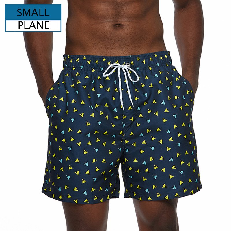 Four Way Stretch Fabric Men's Quick Dry Sublimation Print Beach Swim Board Shorts