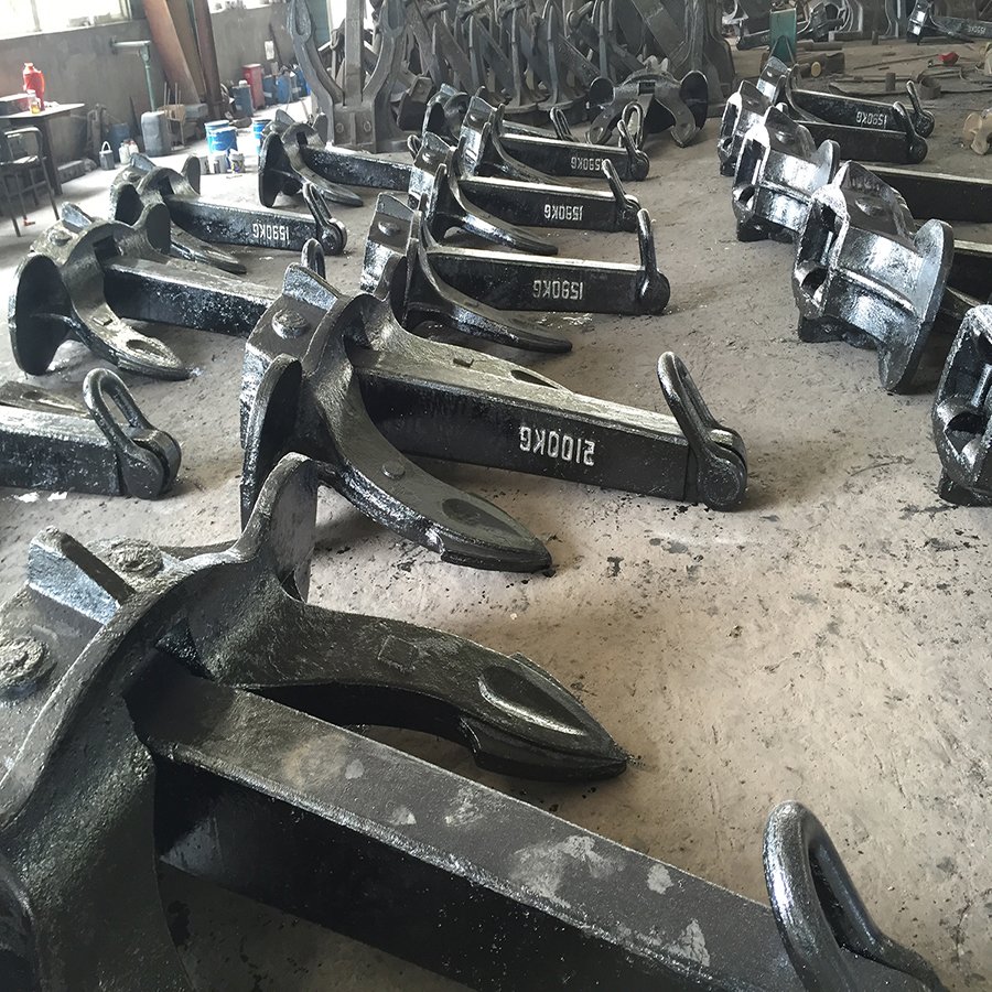 7 Tons Type C Marine Used Stockless Hall Type Boat Anchor