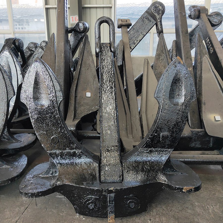 7 Tons Type C Marine Used Stockless Hall Type Boat Anchor