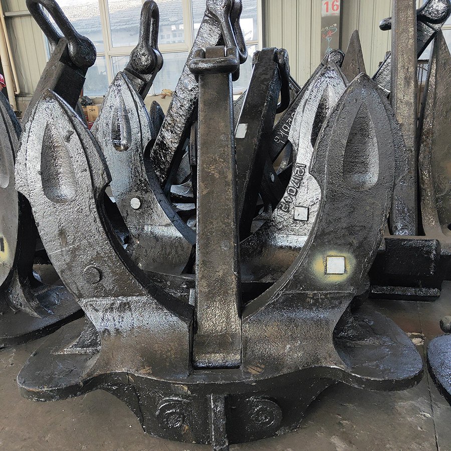 7 Tons Type C Marine Used Stockless Hall Type Boat Anchor