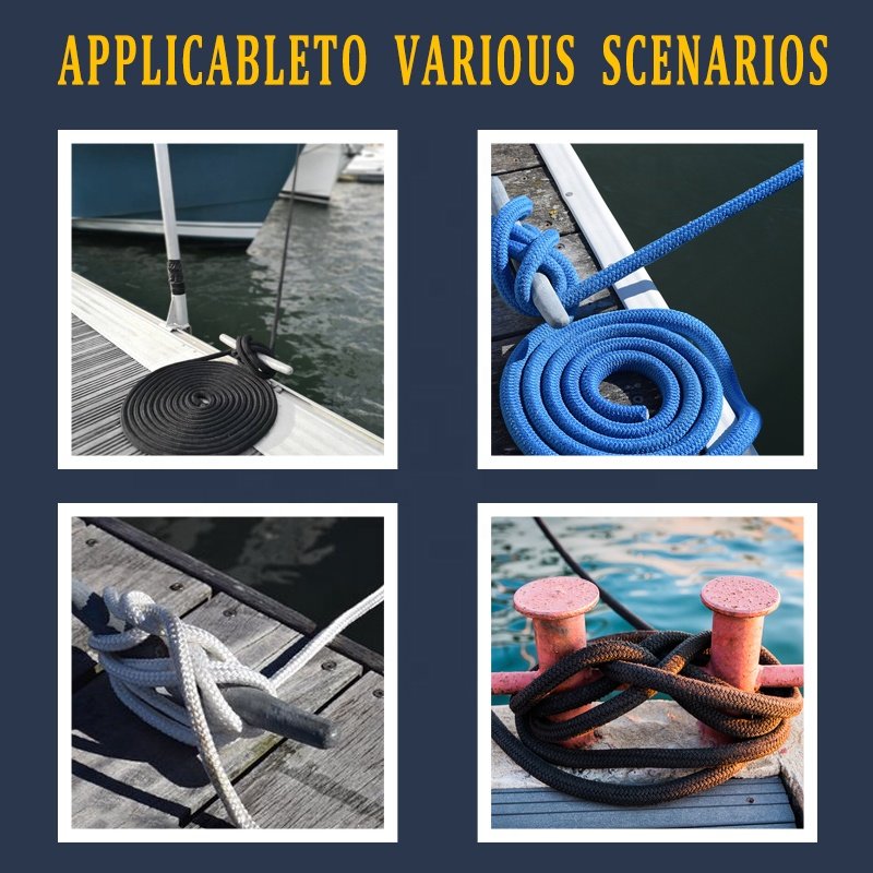 4ft Marine Bungee Dock Line Bungee 4ft Boat Mooring Rope Premium Quality Dock Line for Secure Marine Mooring