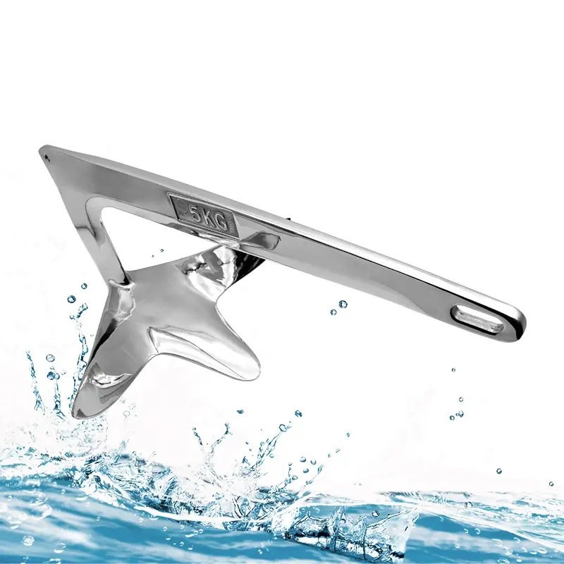 316 Stainless Steel Bruce Boat Anchor /Marine Anchor/Bruce Anchor 10kg Boat Accessories