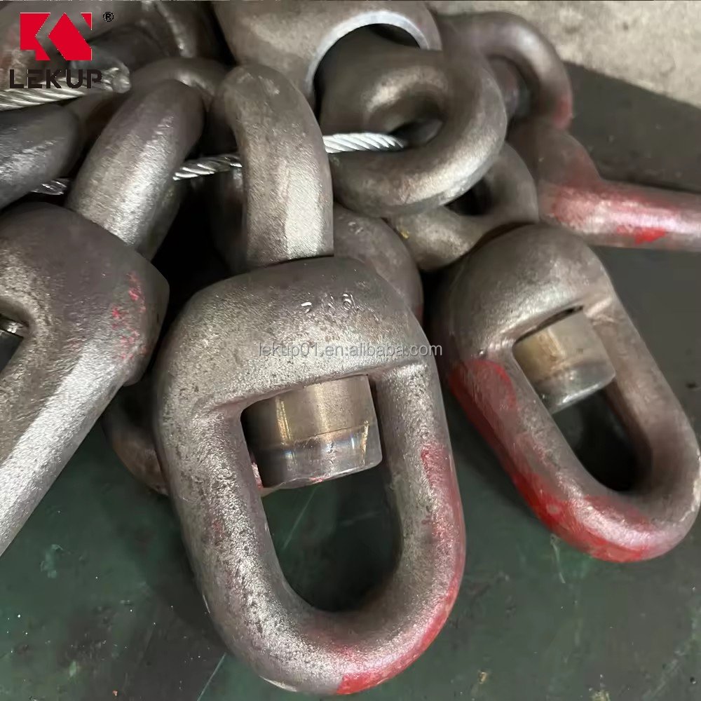 Marine Swivel Piece Anchor Chain Accessories Mooring Swivel Group Shackle Mooring Single Swivel Marine Kenter Shackle