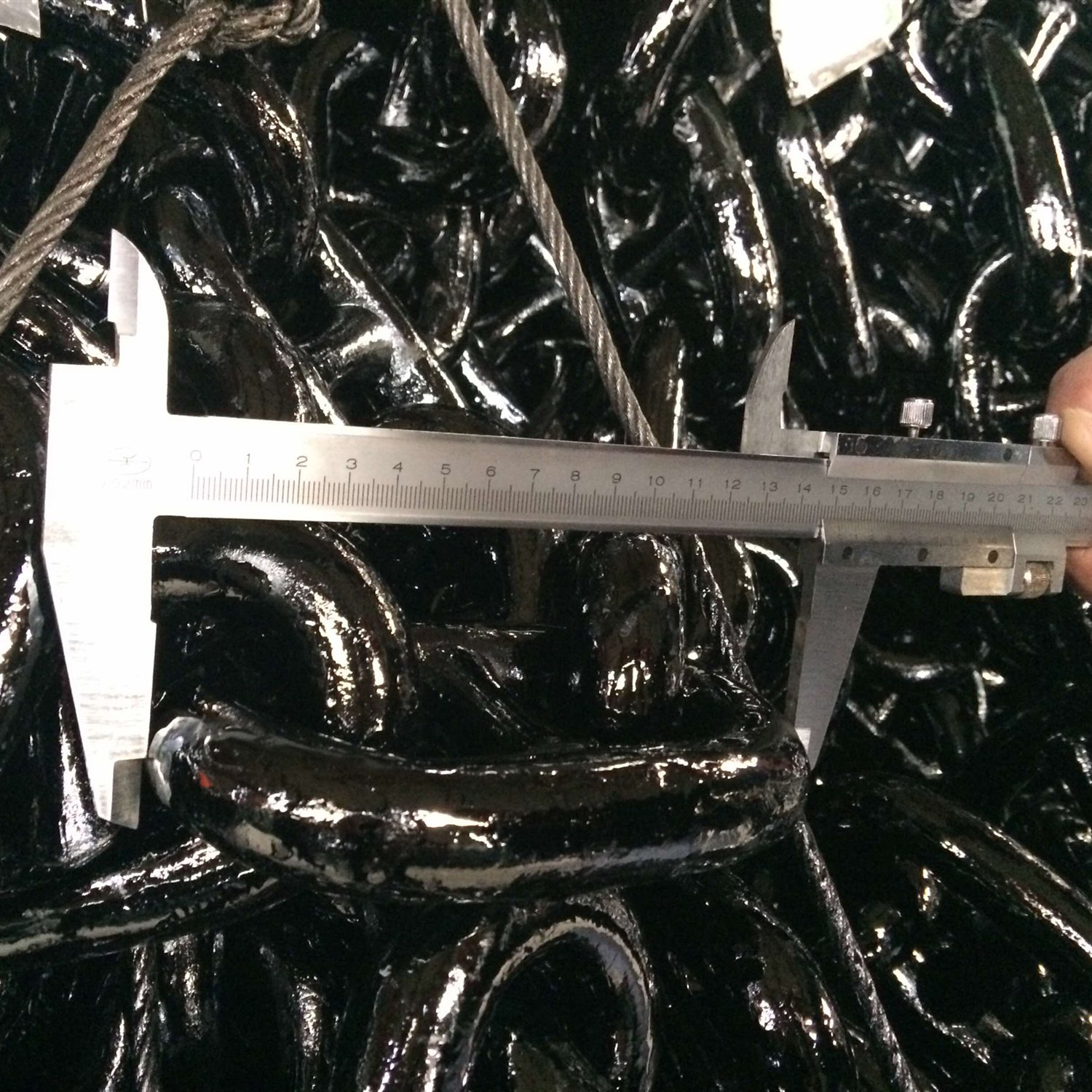 Heavy Duty Pressure Resistant Welded Marine Anchor Chain Short Link for Ship