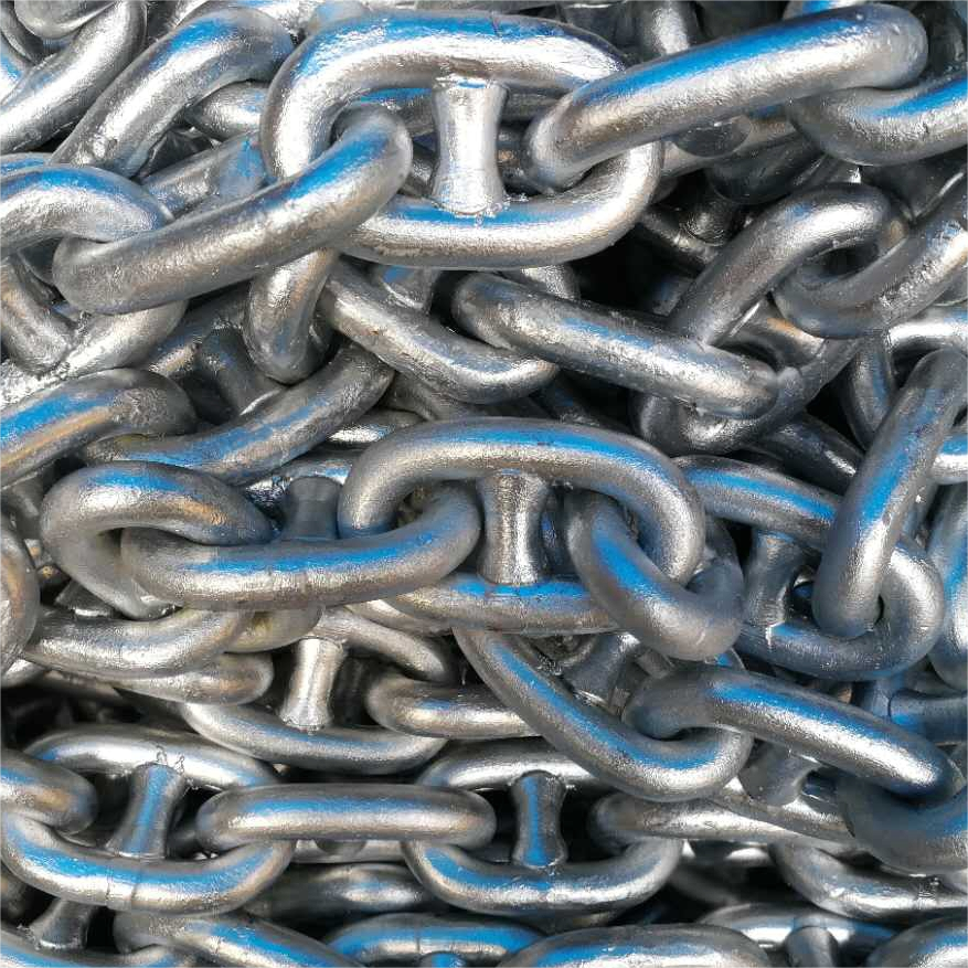 Heavy Duty Pressure Resistant Welded Marine Anchor Chain Short Link for Ship