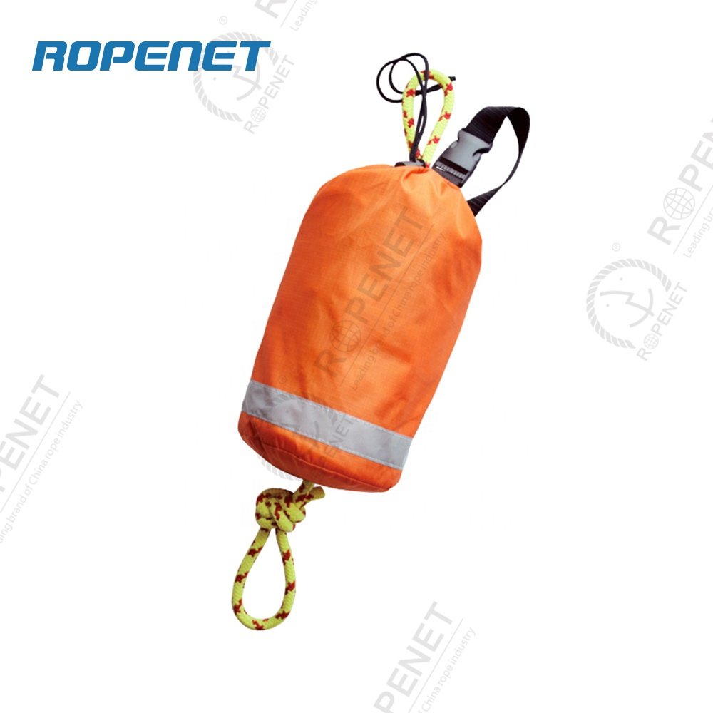ROPENET Reflective Buoyancy Water Rescue Throw Rope Bag