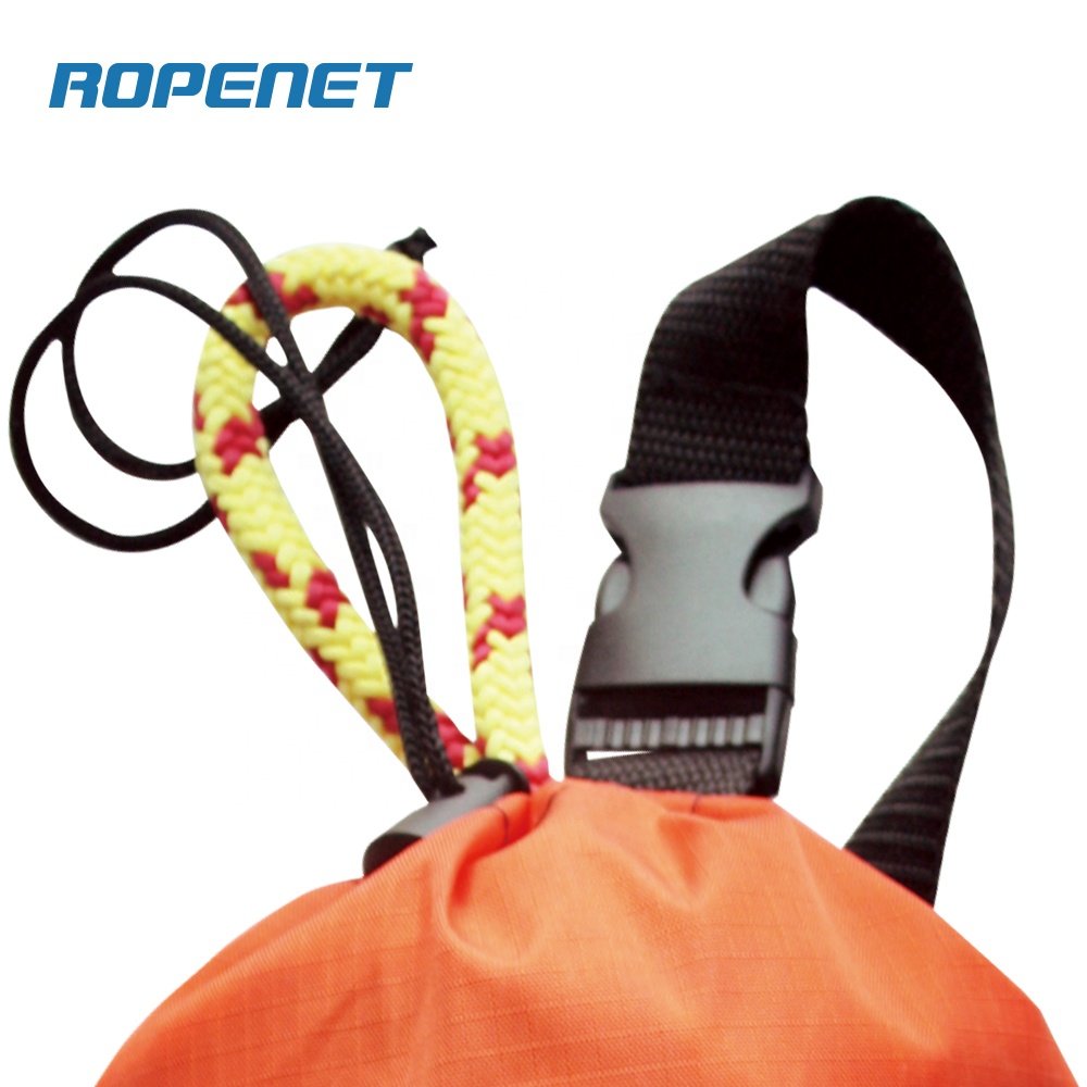 ROPENET Reflective Buoyancy Water Rescue Throw Rope Bag