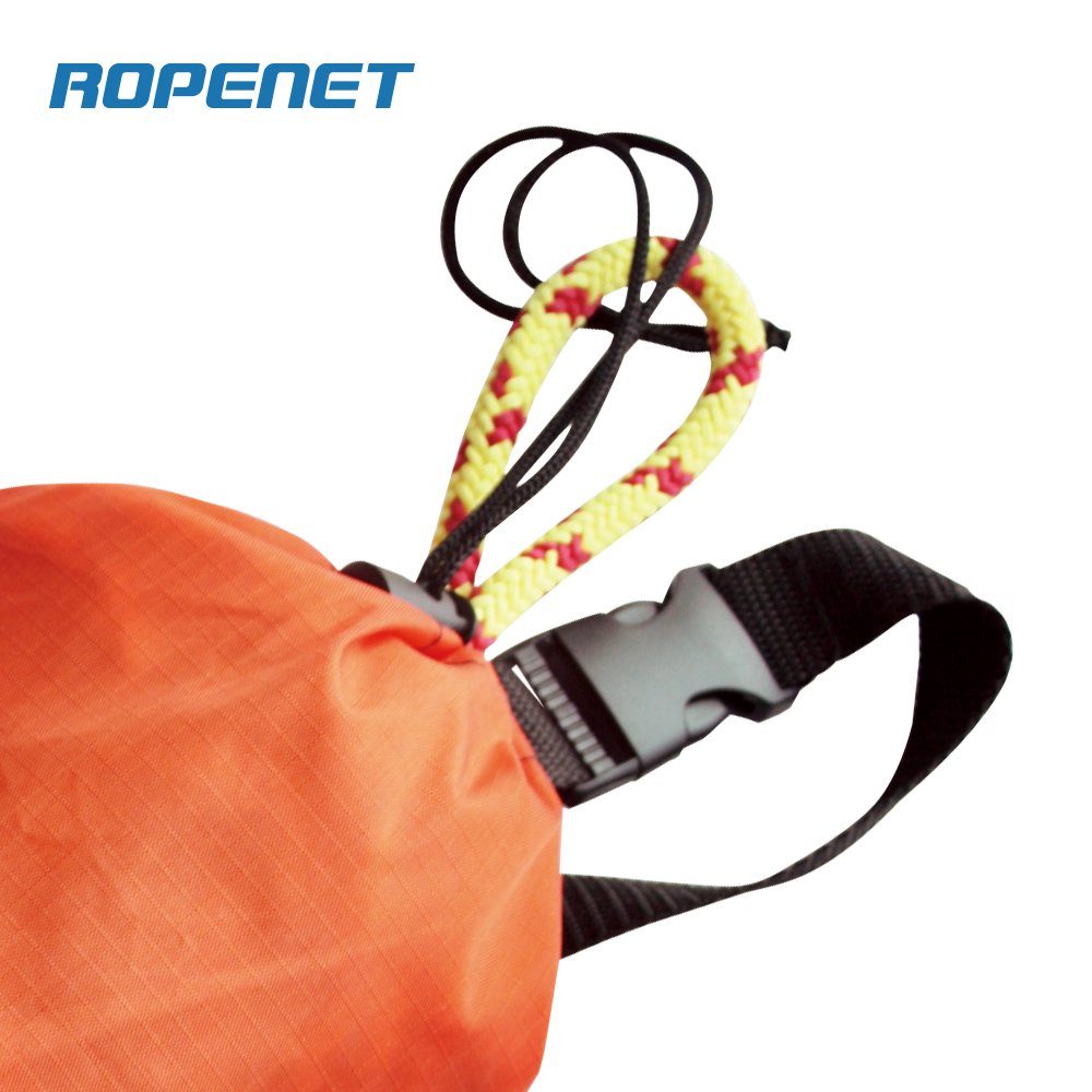ROPENET Reflective Buoyancy Water Rescue Throw Rope Bag