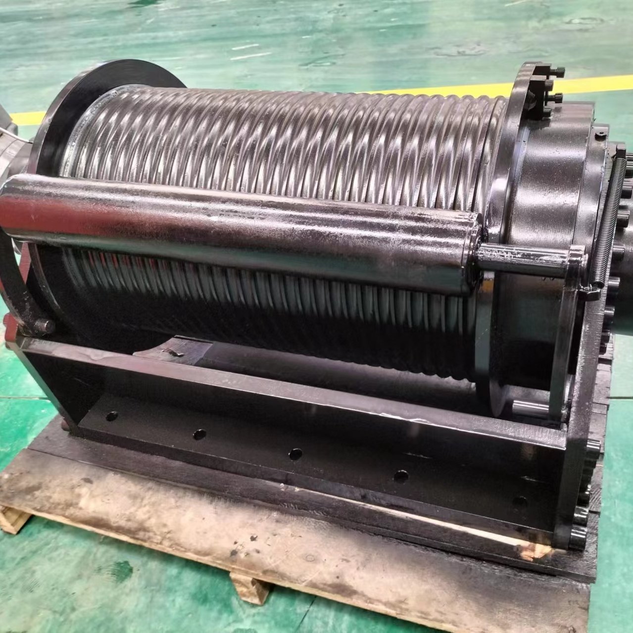 Single Drum 1 2 3 5 Tons Hydraulic Winch for Tractors Anchor Excavator Shrimp Boat Fishing Net