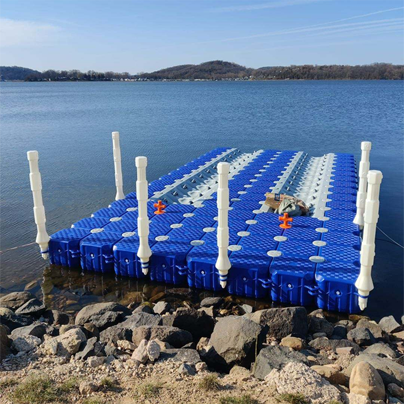 Plastic Modular Floating Pontoon Dock Platforms and Accessories for Sale