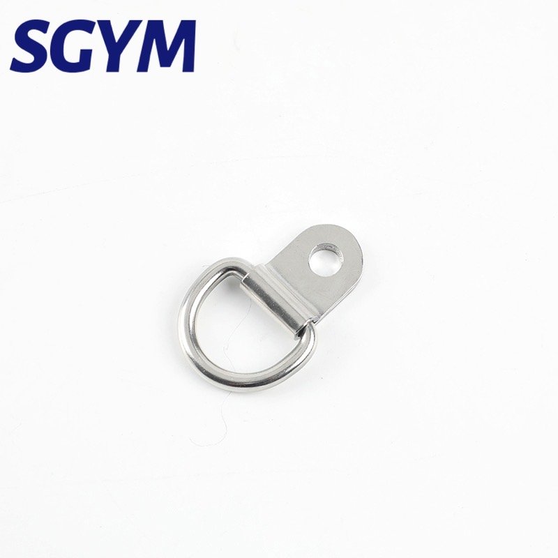 High Quality Stainless Steel D-Ring Tie Downs D Rings Anchor Lashing Ring for Loads on Case Truck Cargo Trailers RV Boats