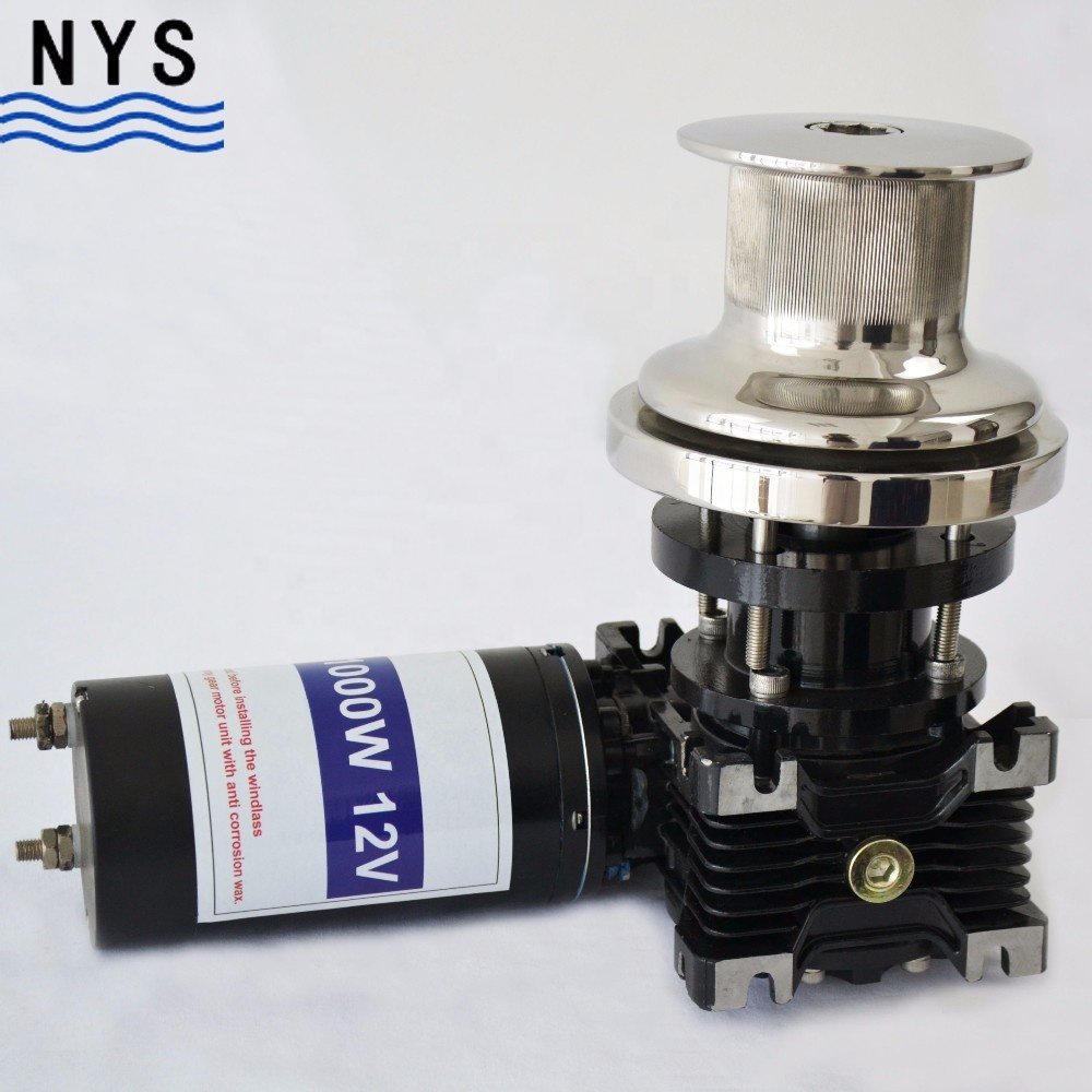 Dongying Electric Anchor Windlass Dc Vertical Capstan Winch for Boat