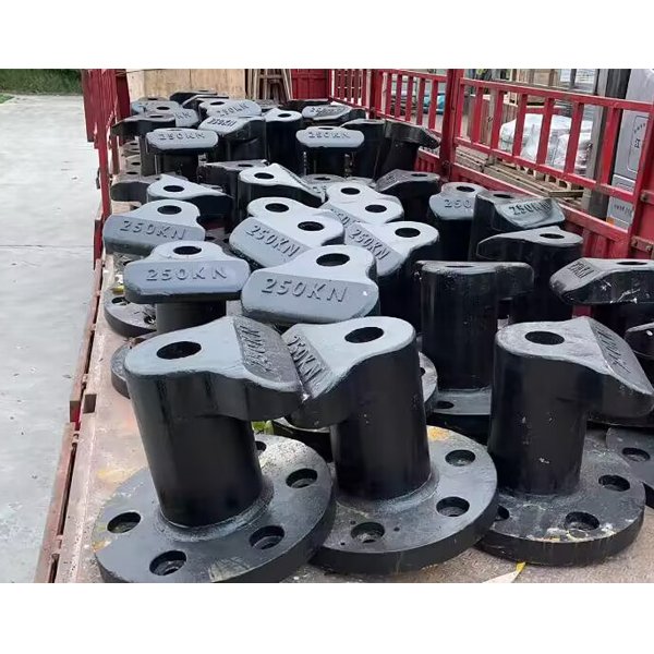 Square Bolt Double Mooring Bitt Bollard Single Cross Mooring Bitt Dock Bollard Cleat