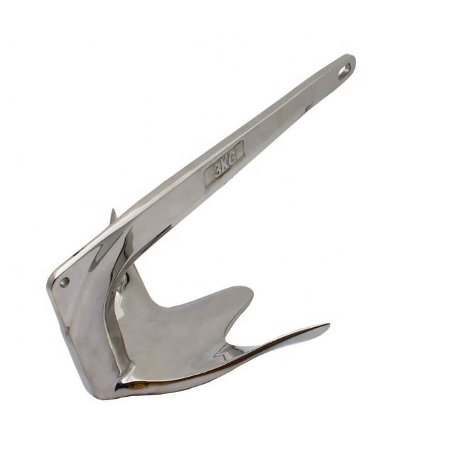 OEM 316 Stainless Steel 1-50KG Yacht Wedge Boat Anchors Yacht Accessories