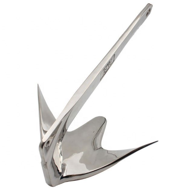 OEM 316 Stainless Steel 1-50KG Yacht Wedge Boat Anchors Yacht Accessories