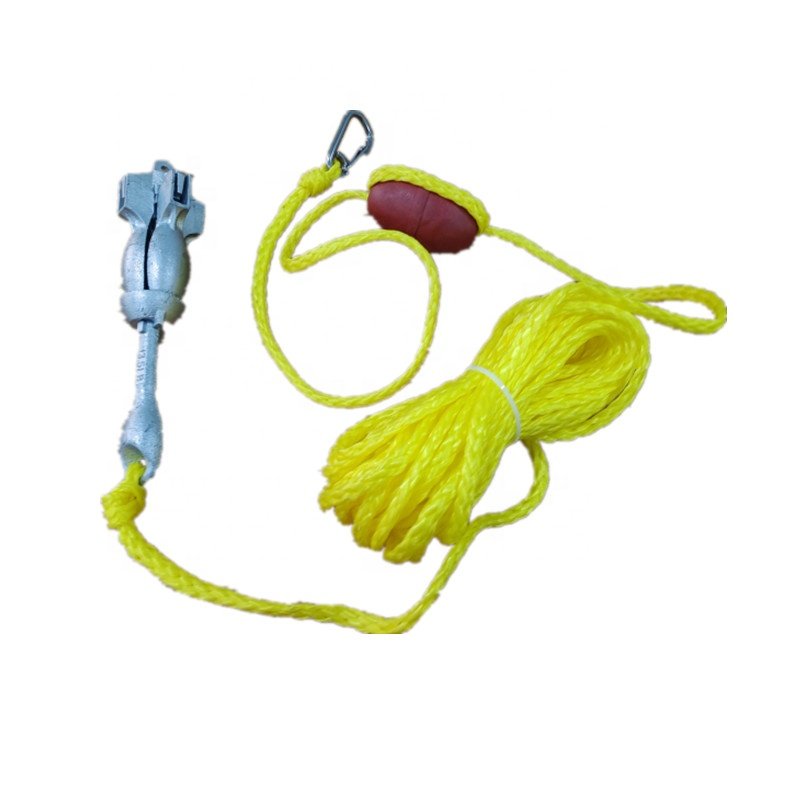 3.5 lb Folding Anchor Line, Grapnel Anchor Kit for Canoes, Nylon Dock Lines