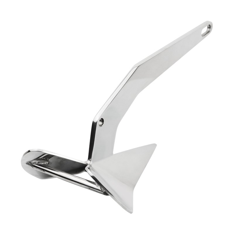 Marine Grade Premium Precision Casting Stainless Steel 316 Boat Delta Anchor Mooring Yacht Sailboat Ship Anchor 15Kg