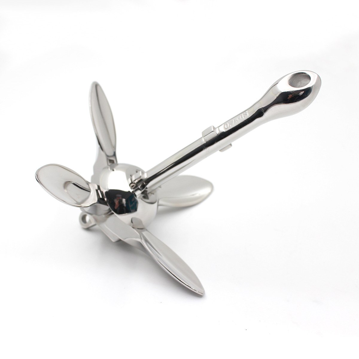 Stainless Steel 316 Umbrella Anchor Folding Anchor for Yacht Boats Small Anchor Factory Wholesales