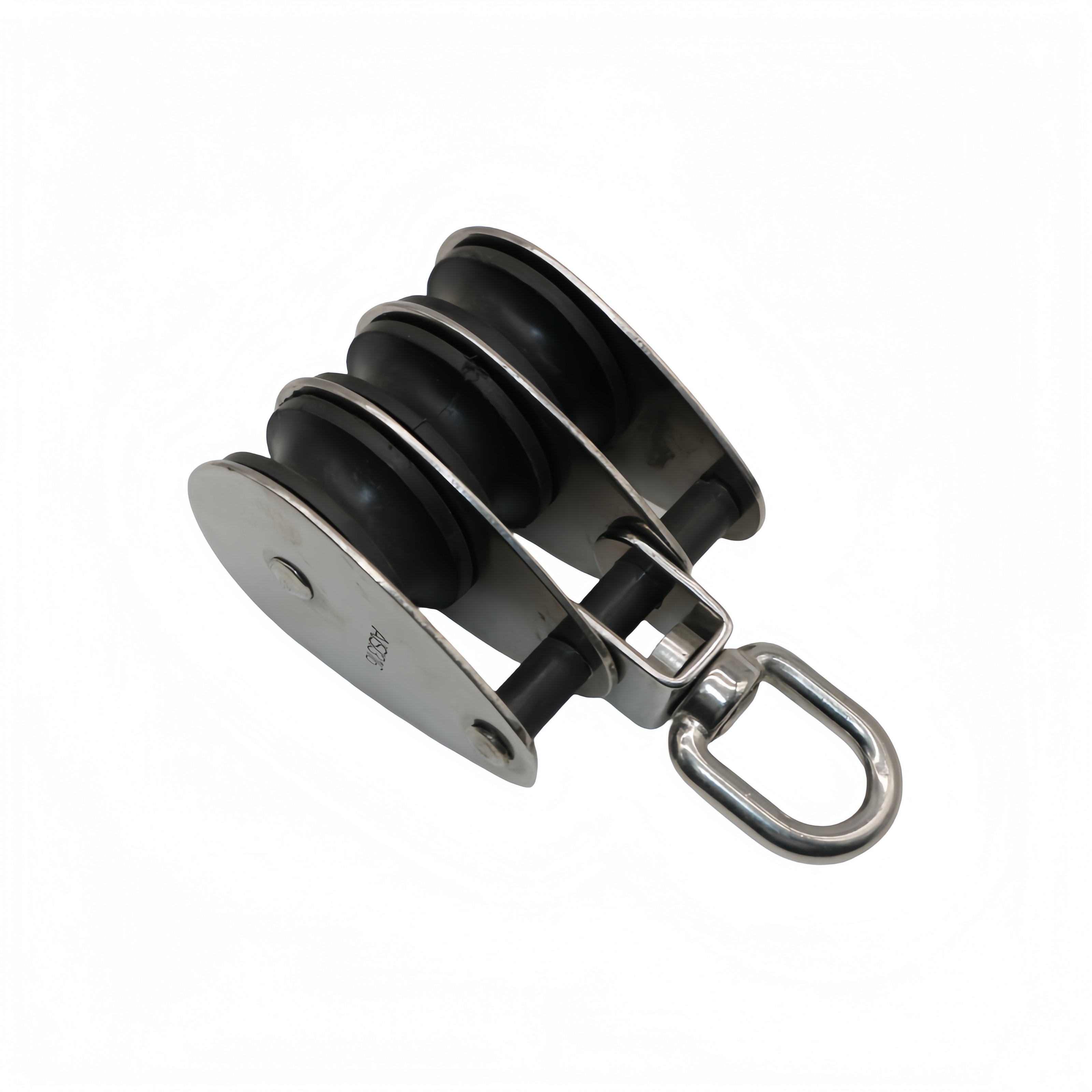 Marine Boat Anchor Triple Pulley Block Sport Pulley with Nylon Sheave