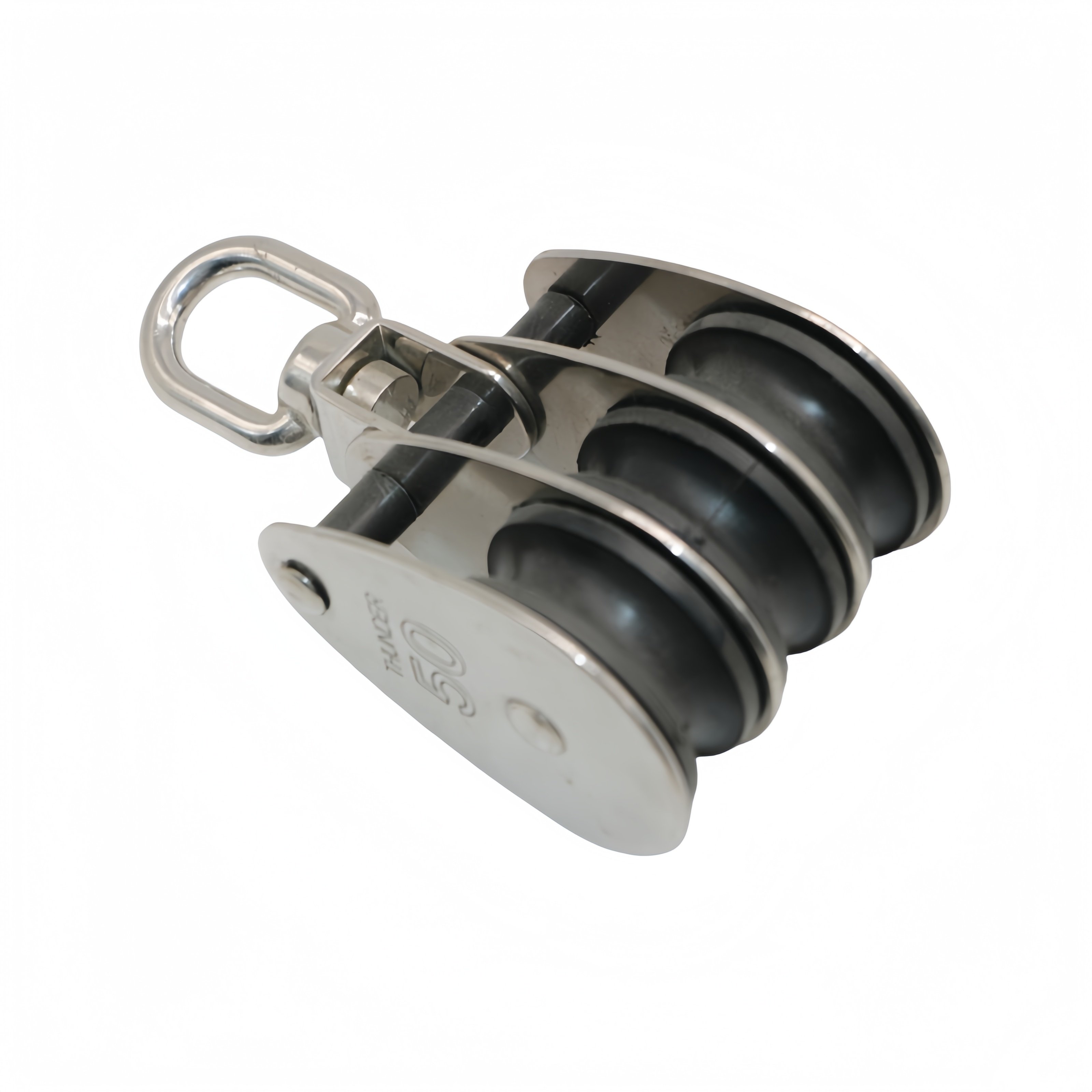 Marine Boat Anchor Triple Pulley Block Sport Pulley with Nylon Sheave