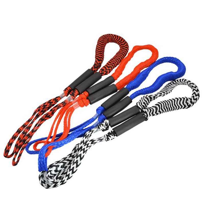 Marine Cord Shock Absorbers Elastic Mooring Rope PP Double Braided Bungee Dock Lines for Yacht, Kayak