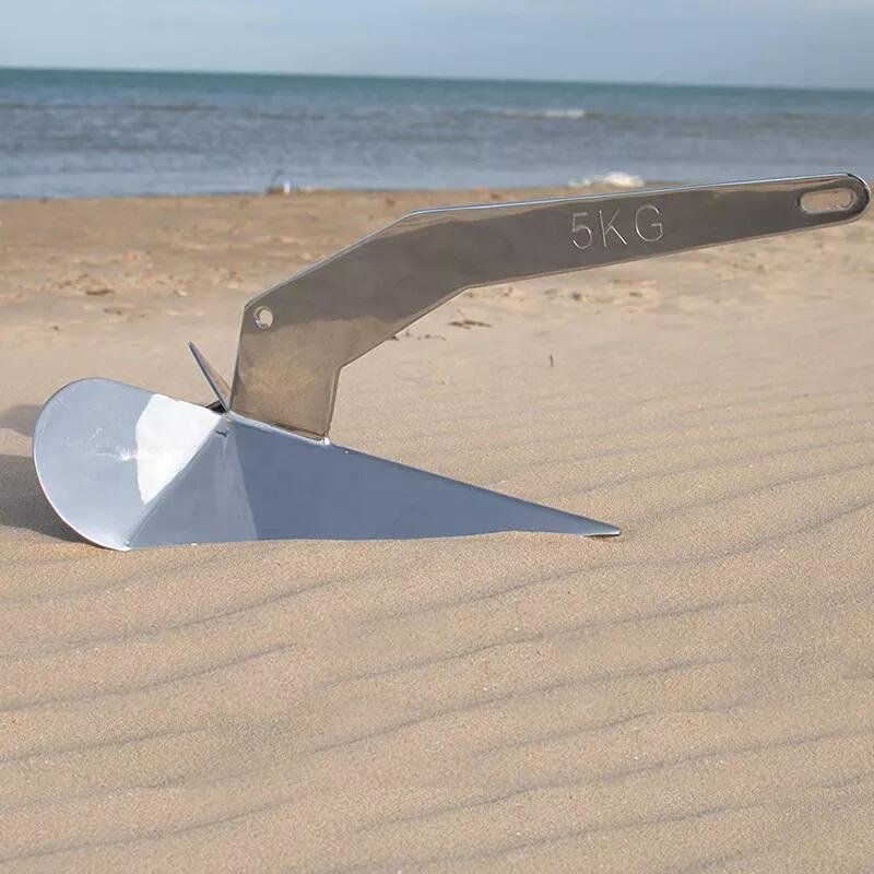 Manufacturer Factory Supply Mirror Polish Marine Delta Stainless Steel Boat Anchor Navy Ship Anchors Sale Marine Anchor