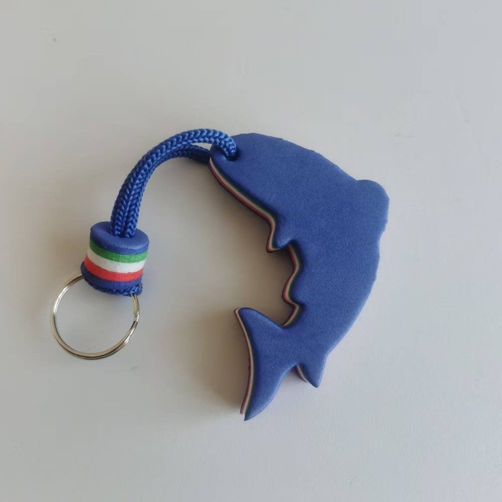 Boat Floating Key Chain Novelty Storage Keychain Water Sports Sailing Anchor Dolphin Buoy Shaped Buoyant Keys Ring