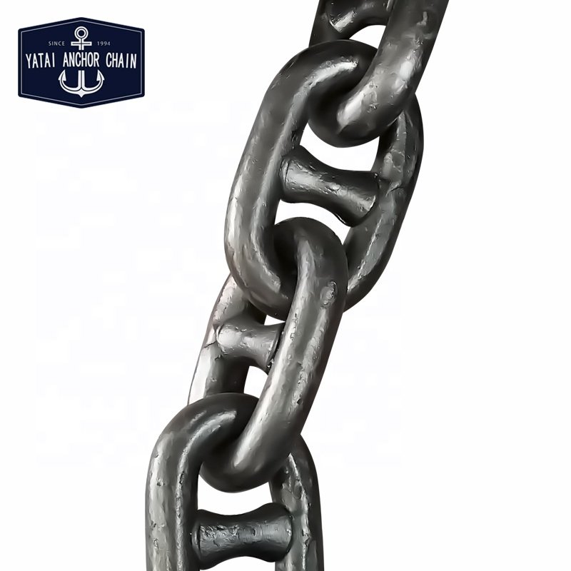 Factory Sale Steel 34mm Link Chain Stud Link Marine Anchor Chains